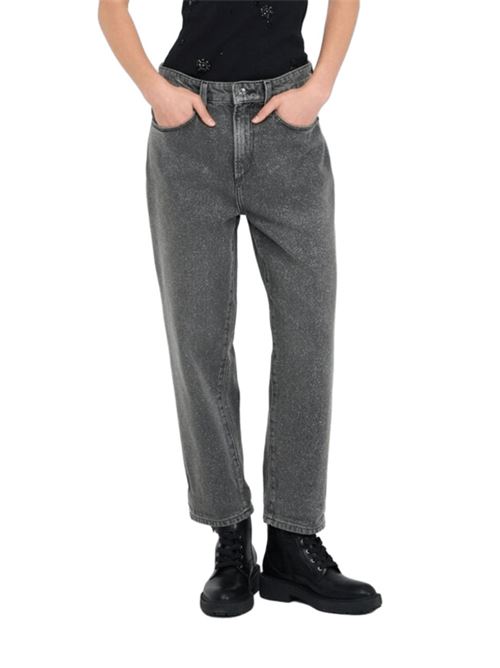 Jeans straight a vita alta LIU JO | UF5019-D4927N9935